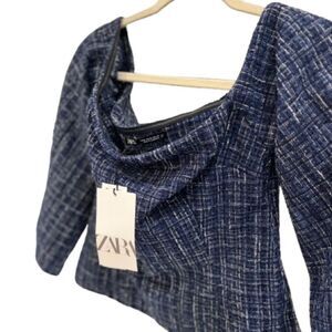 Zara Cowl Neck Top NWT